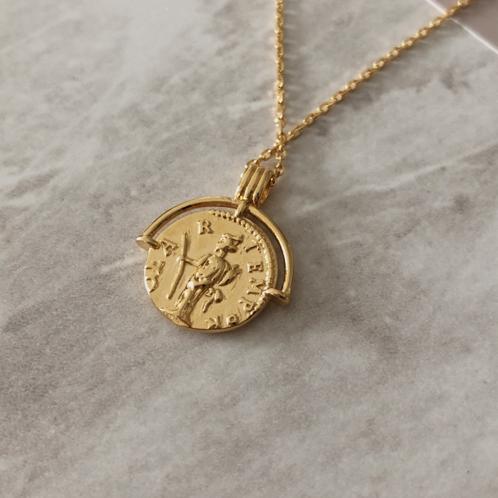 무드925 실버 925 코인 목걸이