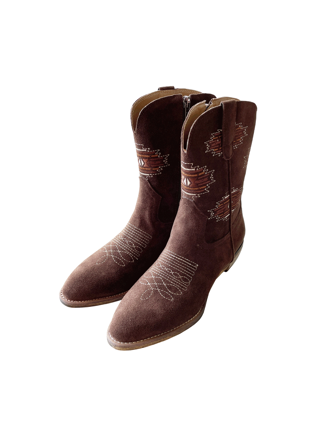 김아홉 needle vintage western boots