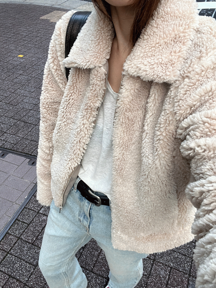 Shearing zipup jacket