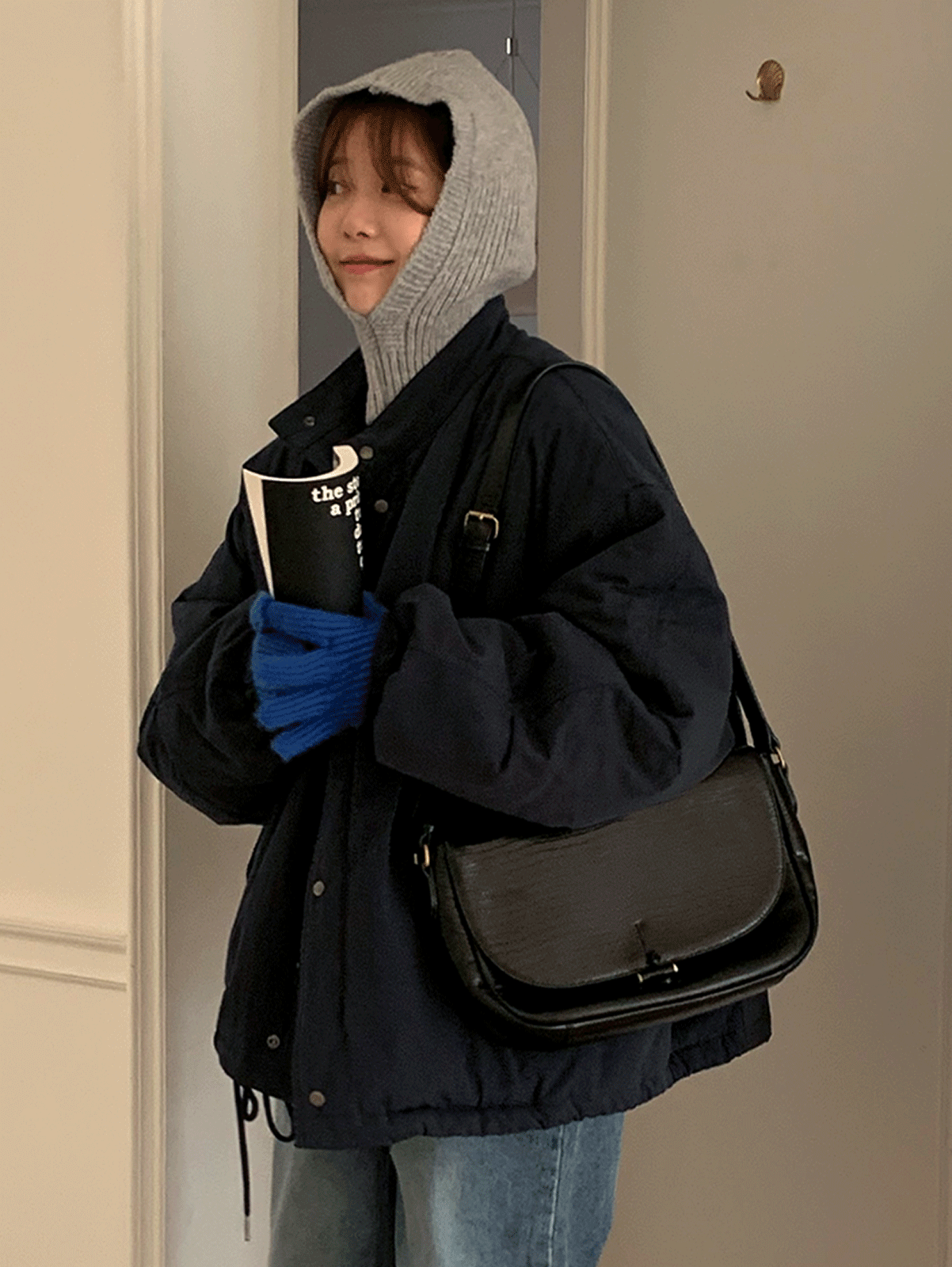 knit hood balaclava (5colors) 추천! 블랙 당일발송