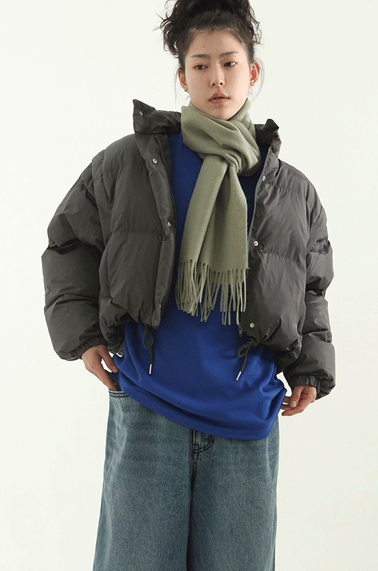 detachable short padding jumper