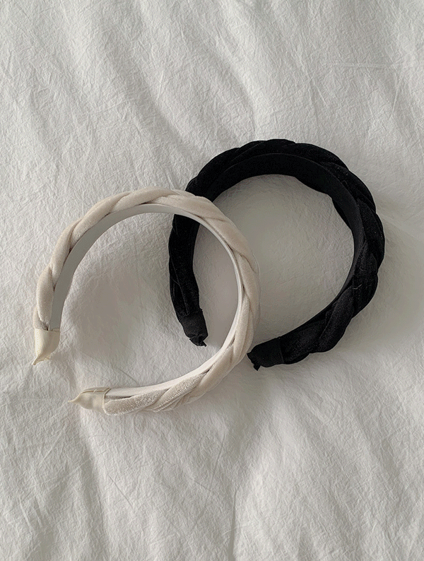 브레뜨 yarn hair band / 얀 헤어밴드 (2color)