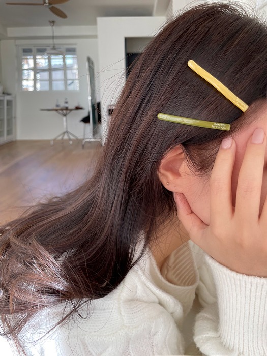 Barrette La France, 슬림 시럽 옆머리 실핀