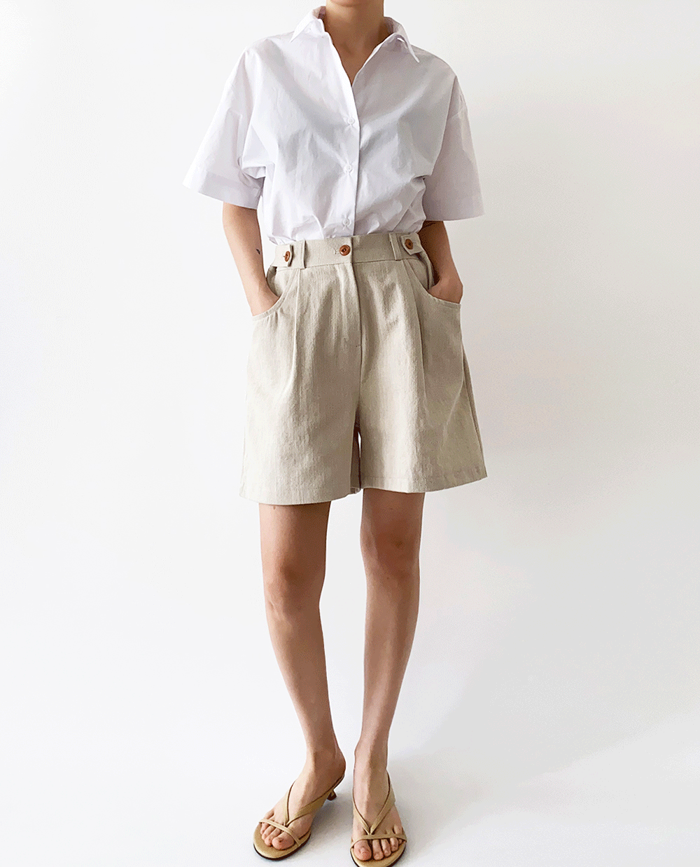 summer classic half pants 2color