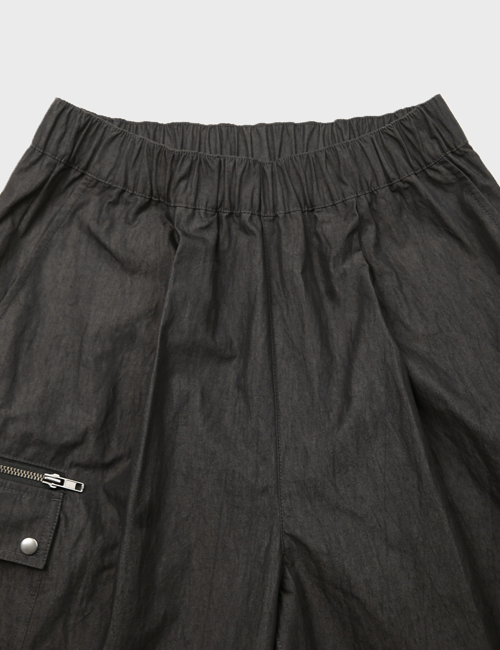 CARGO HALF PANTS BLACK