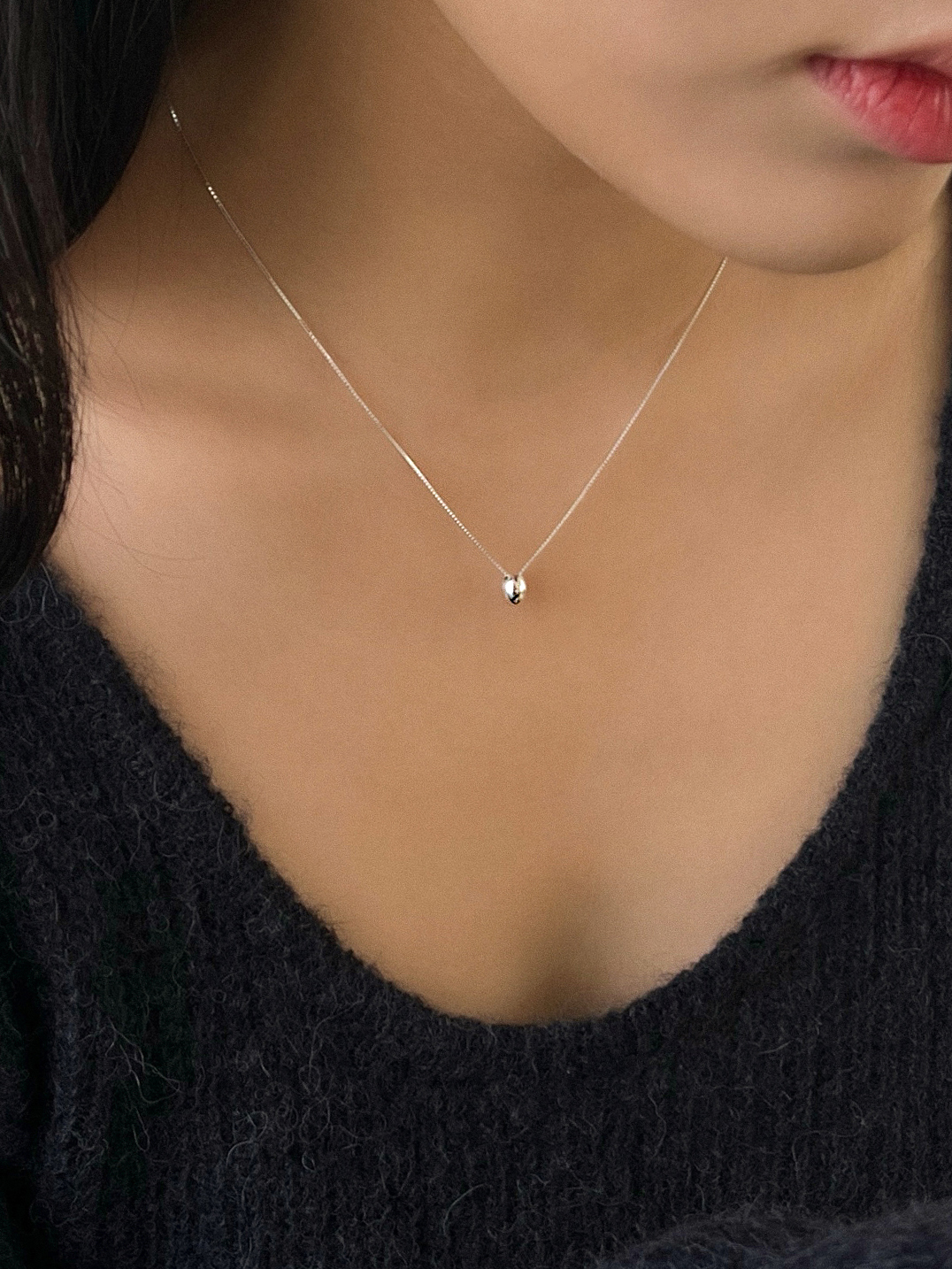 Eternal Sparkle: Tranquil Turquoise AD Sleek Necklace