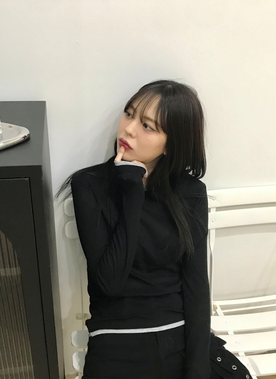 아르코이리스 Maguse layered T 마구스 컬러배색 레이어드 티