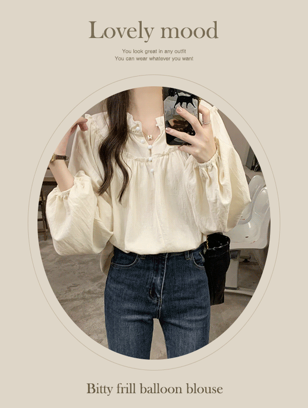 [헬로시모네] Marlette 블라우스 블룸 SS26-MARBBLOM main image 0