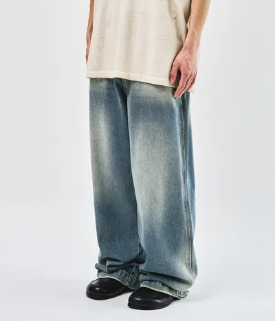 【HI FI FNK】Mu Vintage Snap Denim 하이파이펑크 Mu Vintage Snap Denim (3color)