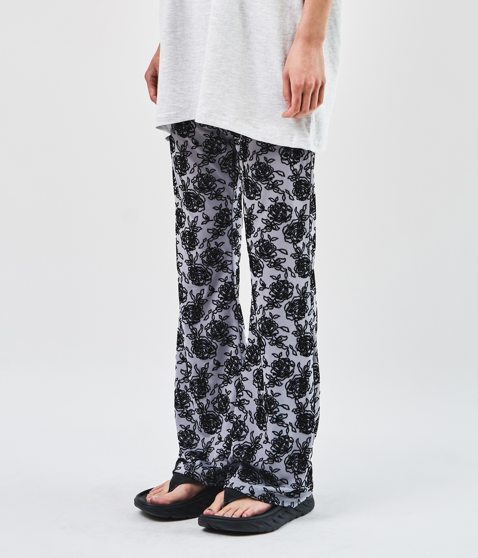 【HI FI FNK】(W) Rose Jacquard Pants 하이파이펑크 (W) Rose Jacquard Pants (2color)