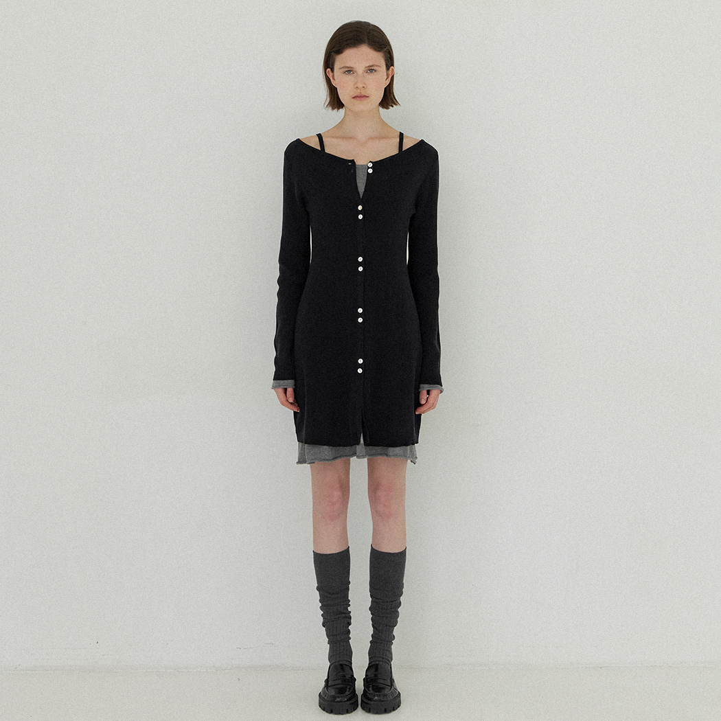 아틀리에나인 (Z-OP-6226)TALLI LAYERED KNIT DRESS