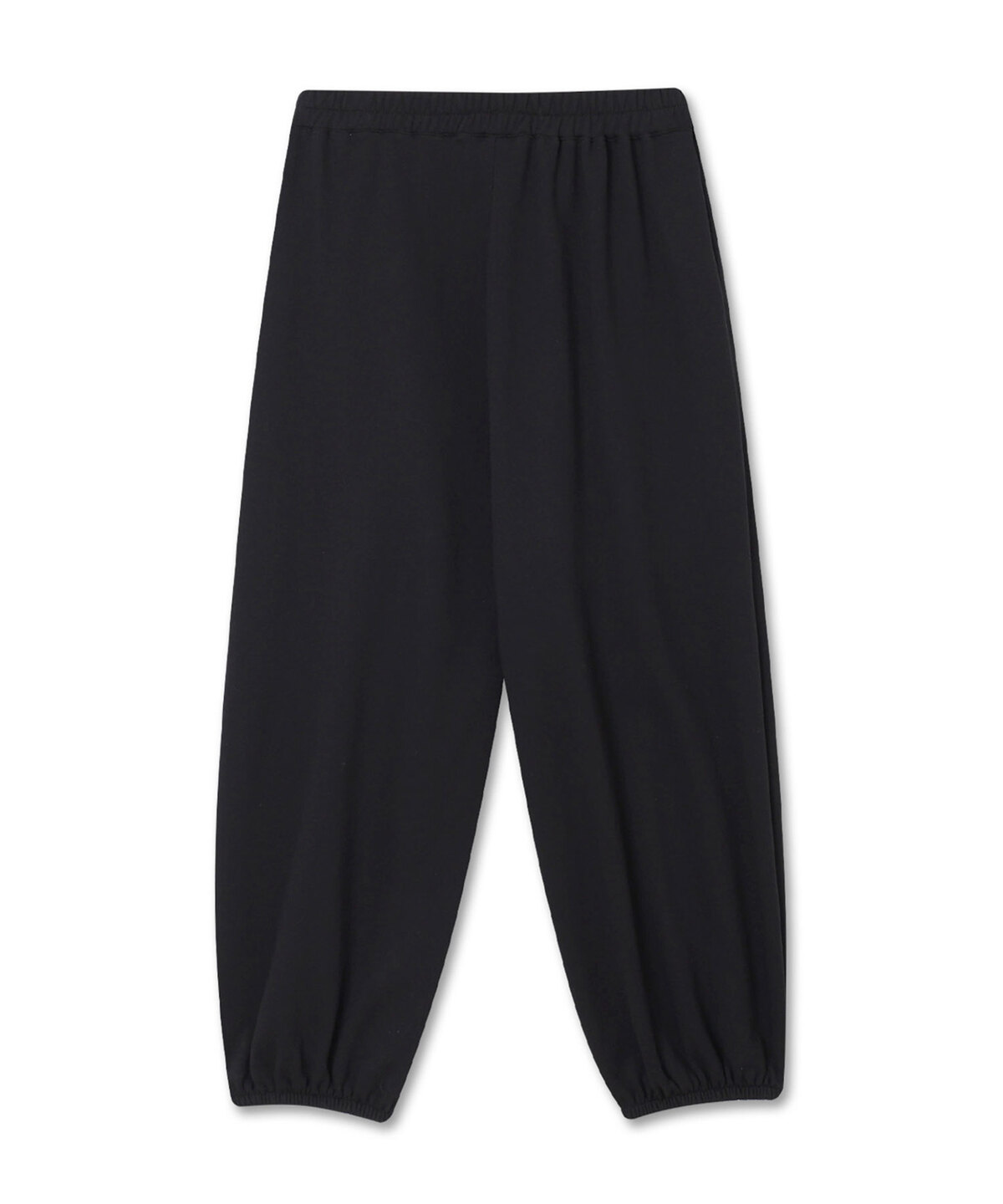 미치코런던 SOFT TOUCH ONE-TUCK SWEATPANTS BLACK