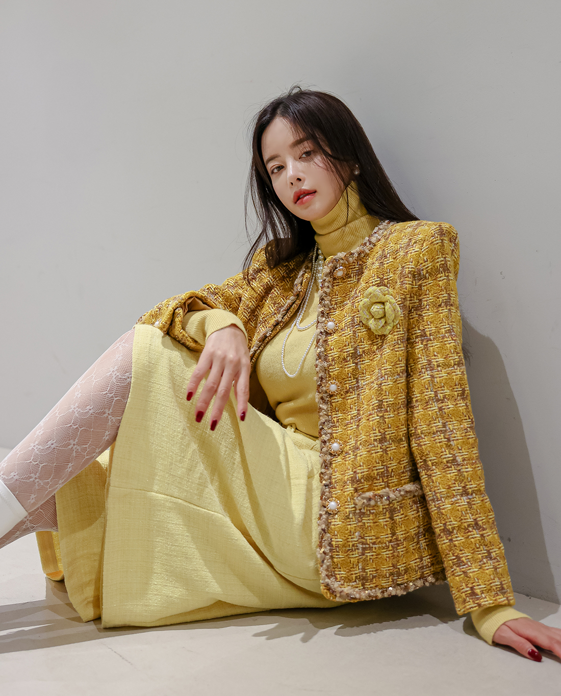 [타이니코튼] 베이비 카멜리아 자켓 AW25-186-L16 main image 1