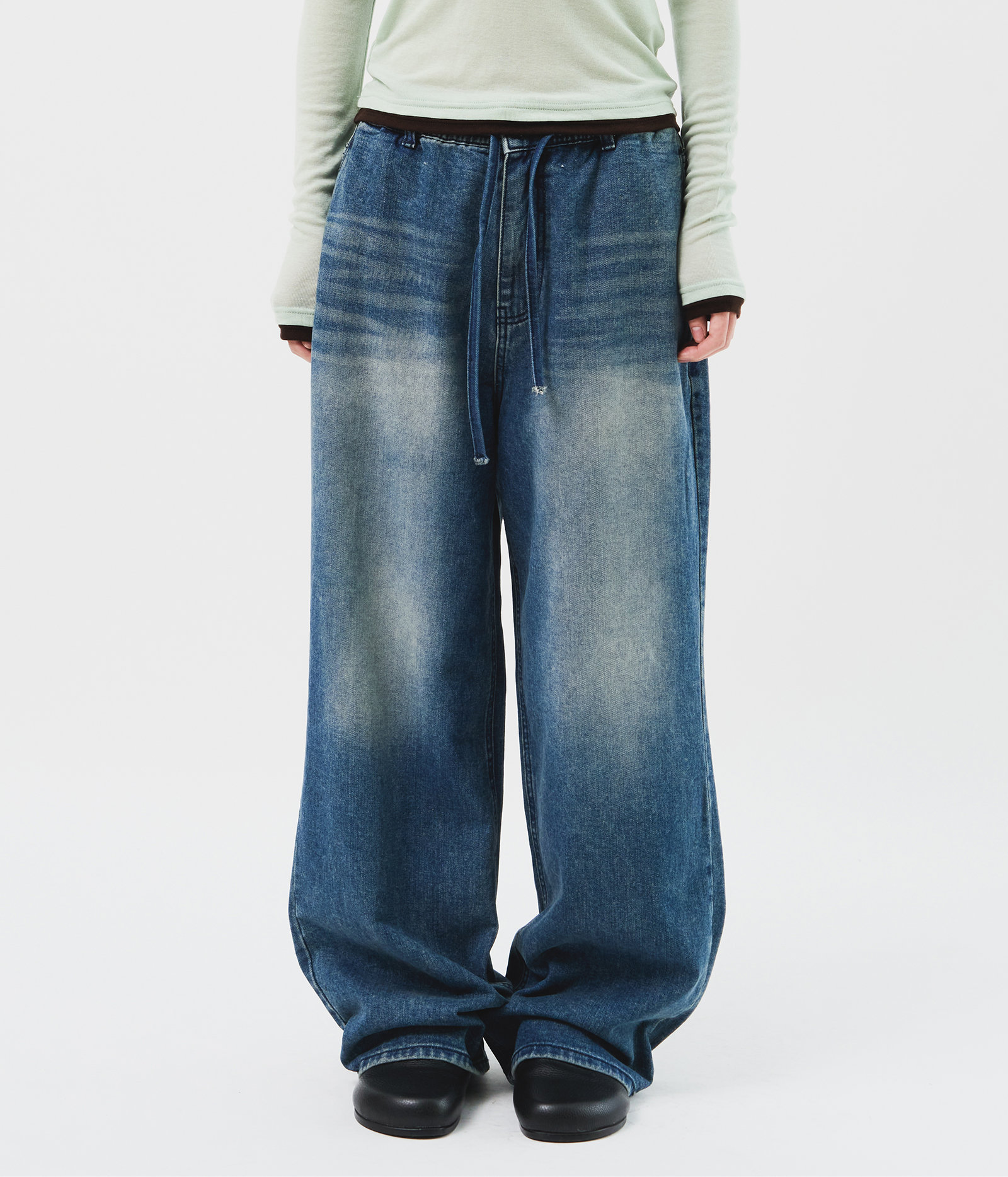 【HI FI FNK】De Rope Banding Denim HI FI FNK】De Rope Banding Denim