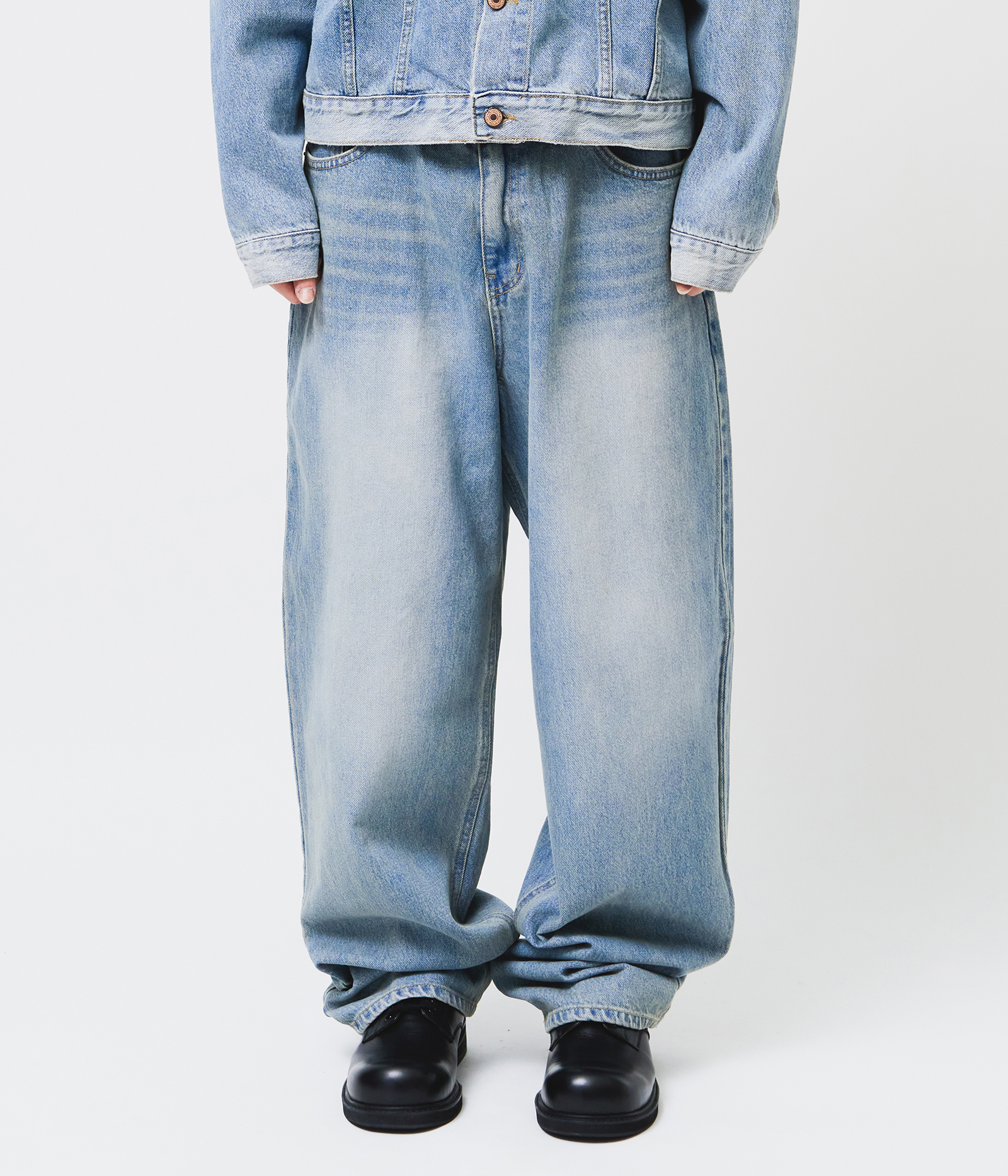 하이파이펑크 Elby Vintage Washed Denim (2color)