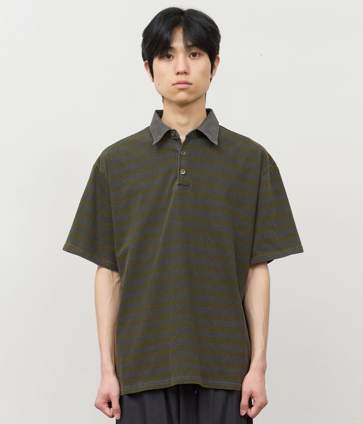【HI FI FNK】Dusty Rugby Pigment Top 하이파이펑크 Dusty Rugby Pigment Top (2color)