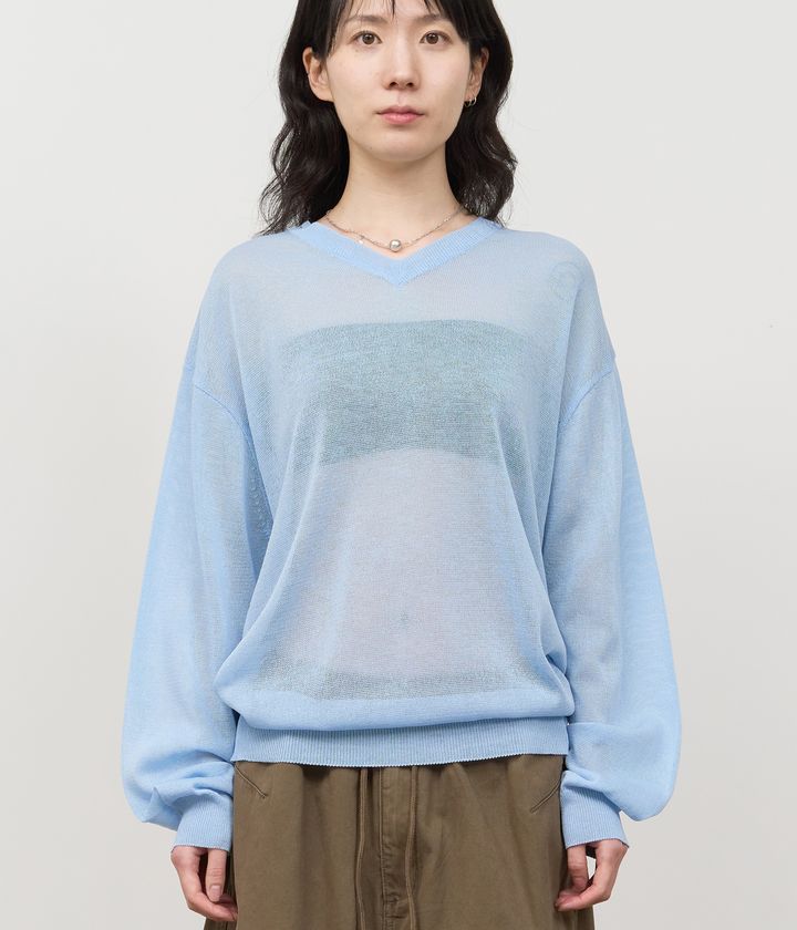 【HI FI FNK】Korn Summer Linen V Knit 하이파이펑크 Korn Summer Linen V Knit (3color)