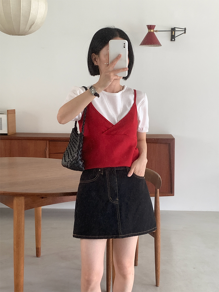 SLOWLIST スロウリスト 夏ニット 基本ベーシック 半袖ニット 画像 2