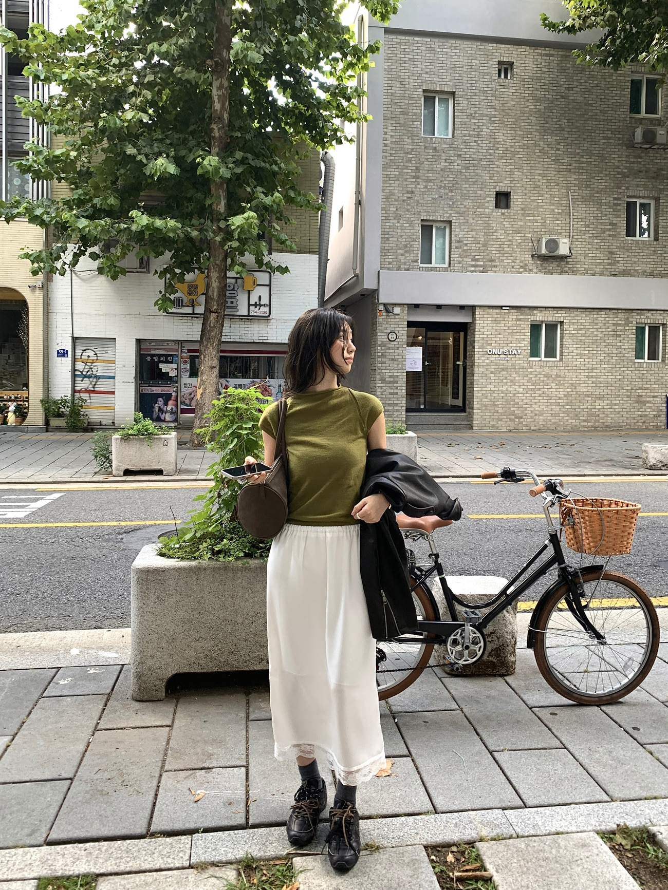 프릴리 AC. Cashmere Half-Neck Knit