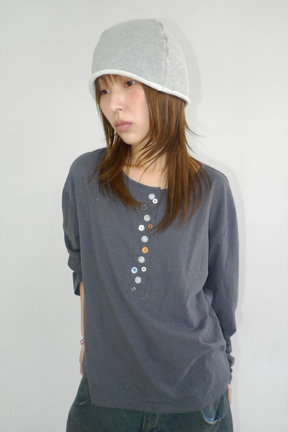 베르크서울 VINTAGE BUTTON SLEEVE