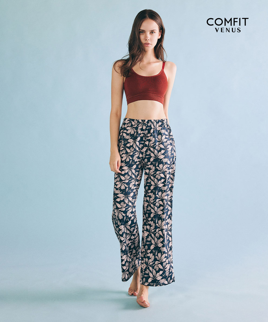 고무줄바지 빅사이즈 큰꽃무늬(SYEPE008F)