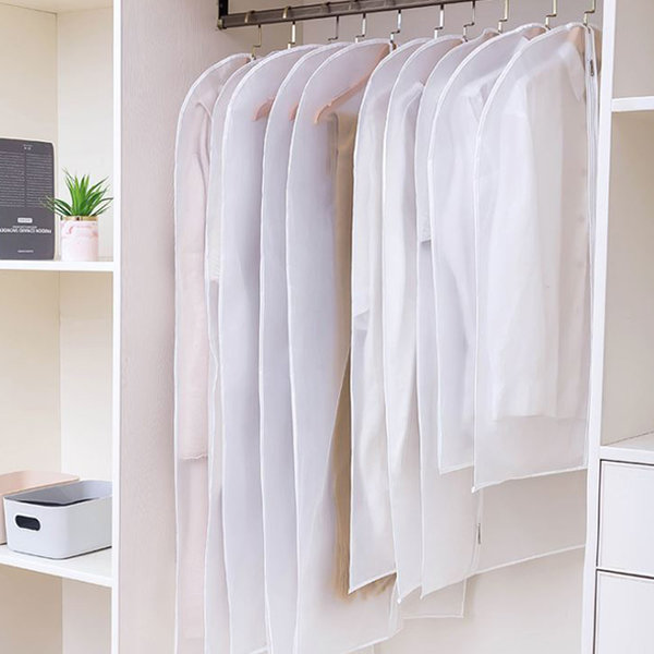 부직포 peva 옷 보관 행거 양복 정장 의류 커버 덮개