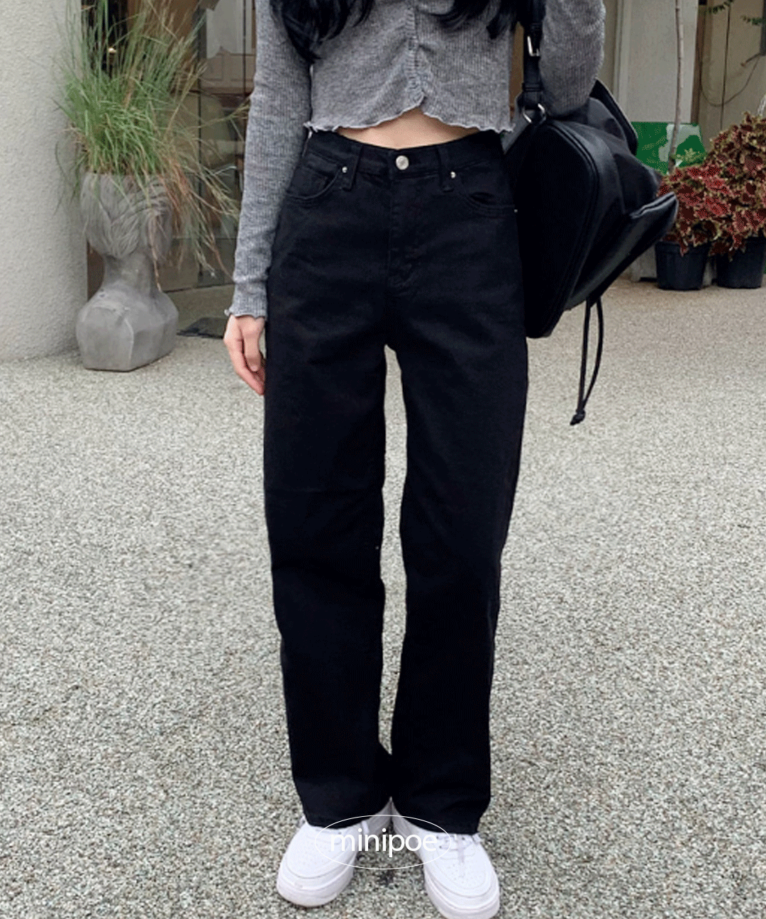 [MADE] 블랙 오버핏 팬츠 (1color) / XXS사이즈 추가