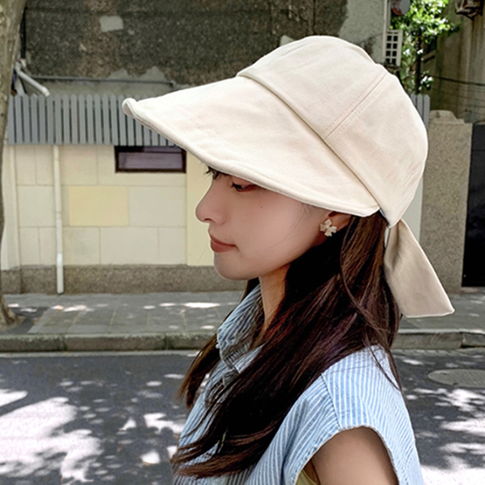 여성 버킷햇 모자 벙거지 [2color 여자 썬 캡 리본 골프 햇 와이어 챙넓은모자]