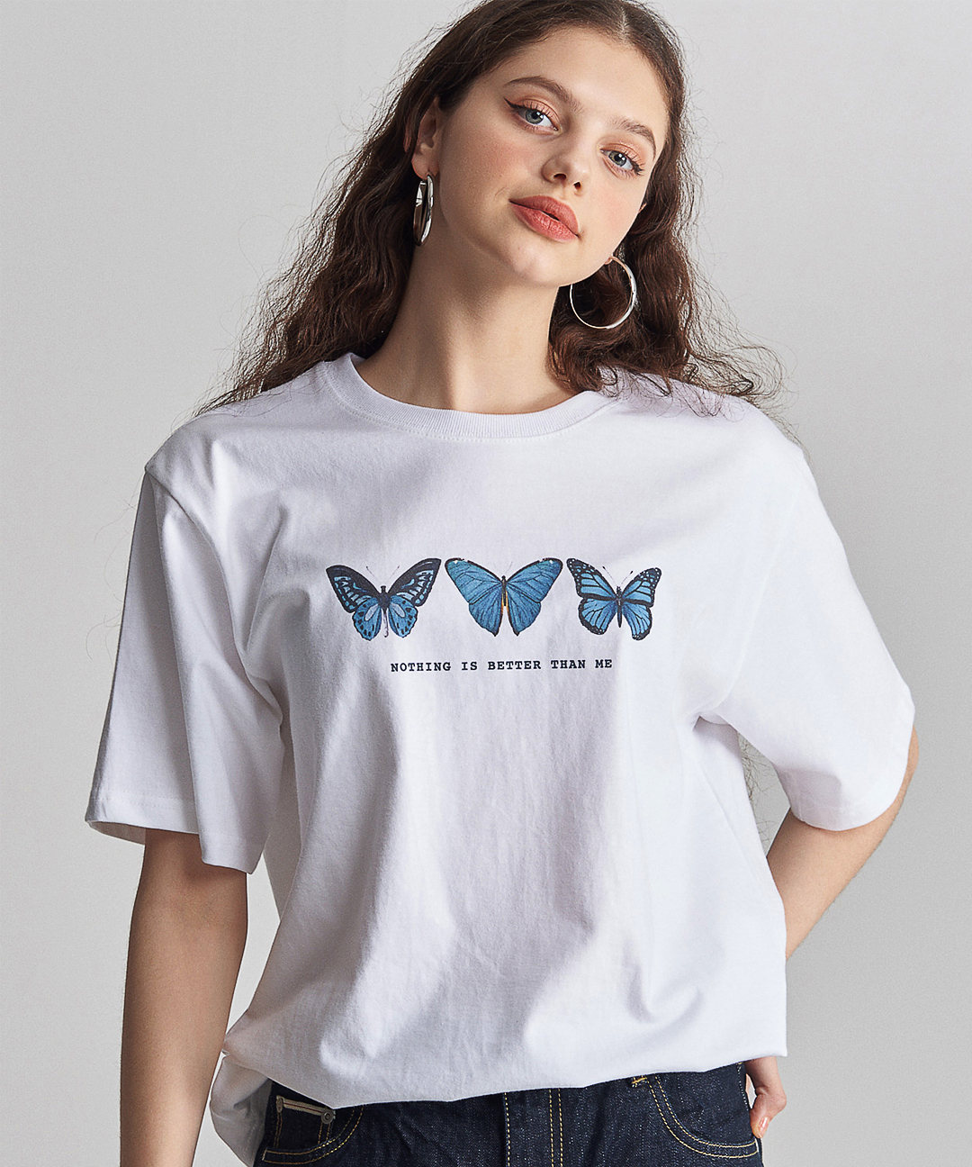 BUTTERFLY XRAY TSHIRTS_white