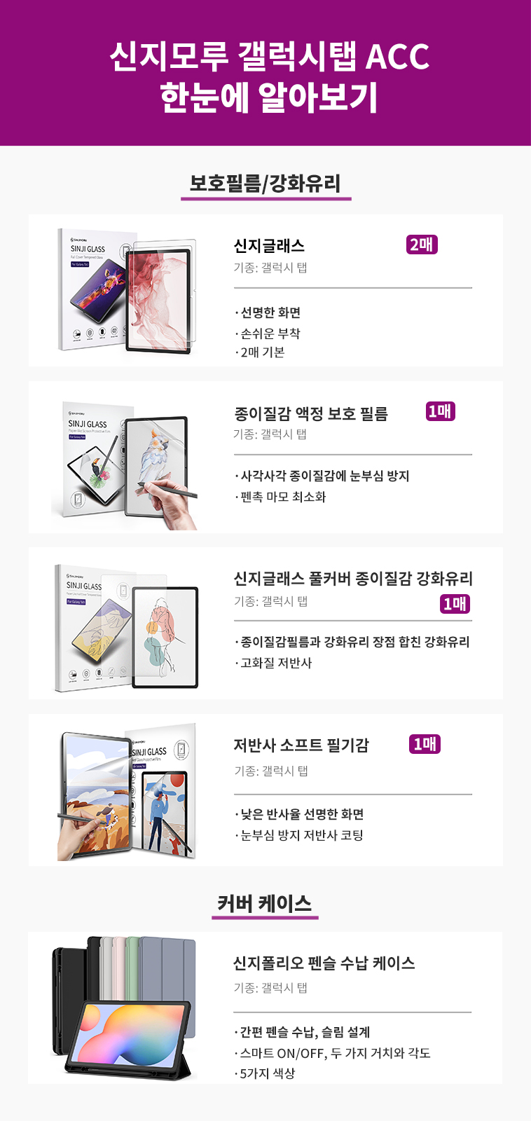 갤럭시탭 케이스 액정필름.jpg
