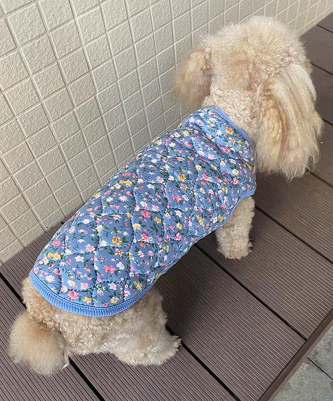 오기도기 (S-6XL) 강아지 대형견 할머니 김장조끼 레트로 촌캉스 조끼 반려동물