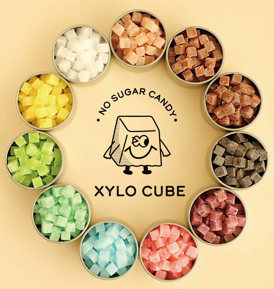 자일로큐브 당0g 무설탕 자일리톨 캔디 자일로큐브