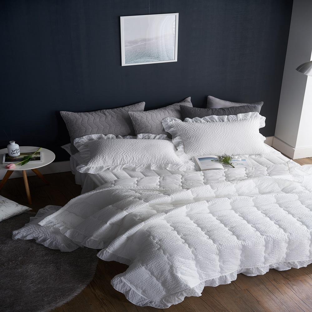 로엘리빙 이불삼촌 로엘 퓨어프릴 리플 아사면 스프레드 싱글(S)옵션세트 여름이불