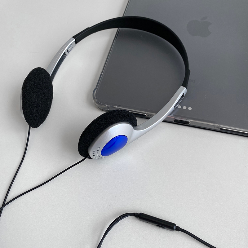 Y2K 레트로 유선 헤드셋