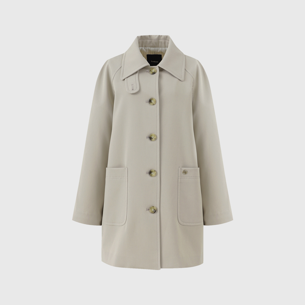 アウターその他 LOOKAST NICKY HALF TRENCH COAT / NICKY HALF TRENCH COAT_2col Lookast-애쉬 베이지 니키 하프 트렌치 코트 / ASH BEIGE NICKY