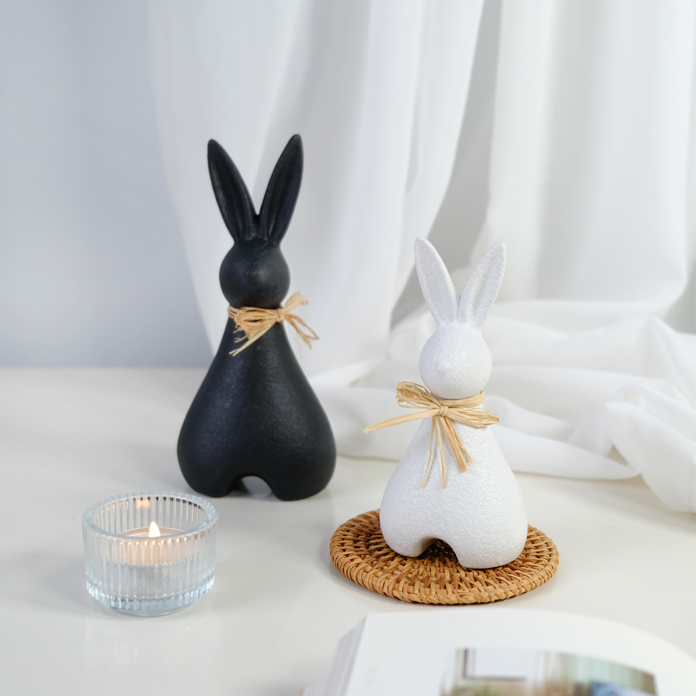 엘로몽키 ❤️취향저격❤️미니 🐰토끼🐰 오브제 샌드 조각상 홈카페