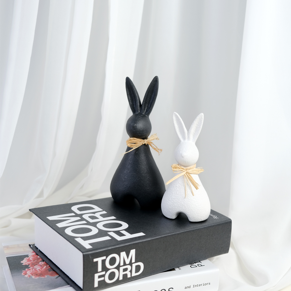 엘로몽키 ❤️취향저격❤️미니 🐰토끼🐰 오브제 샌드 조각상 홈카페
