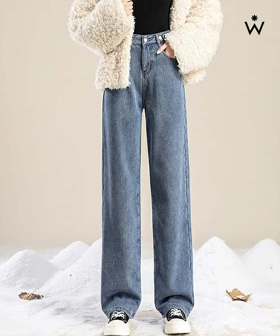 [기모짱짱]데일리 기모 데님 코튼 팬츠 (WIBDPT008)