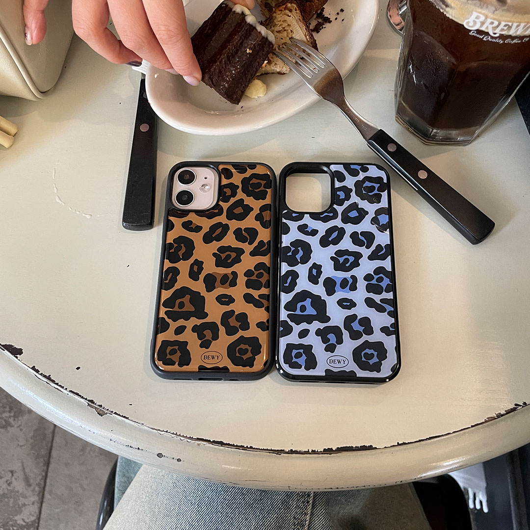 듀이 주문폭주❤Brown leopard phone case 호피 레오파드 범퍼 폰케이스 (+맥세이프, 갤럭시 제트플립)