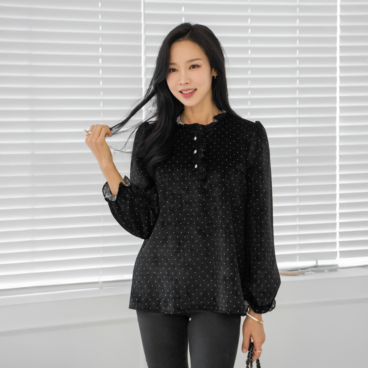 [헬로시모네] 베이비 Marlette 블라우스 블룸 SS26-MARBBBLO main image 1