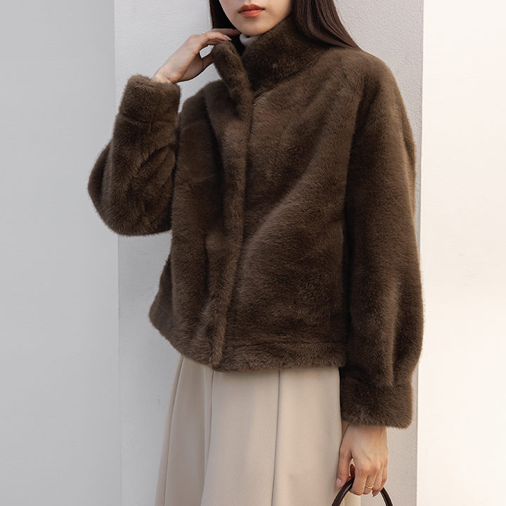 [베스트] [키첼] [BEST/단독가]바니오 크롭 퍼 자켓