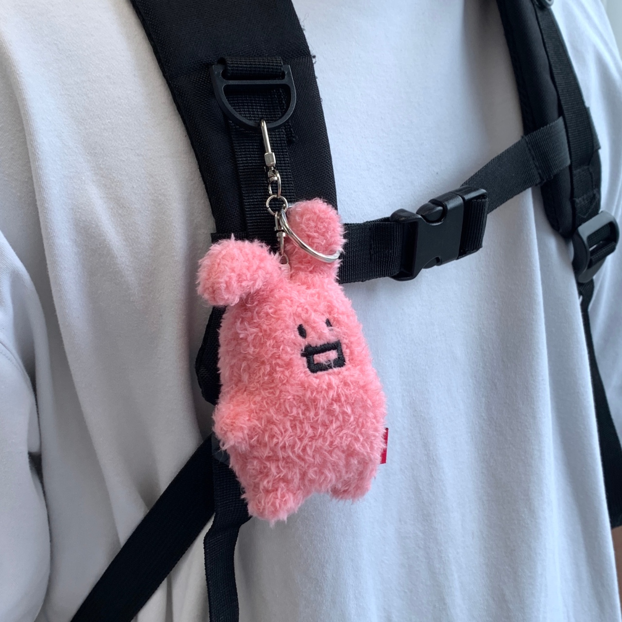 [몽댕] 네모입 김버니 인형키링 상세 이미지 8