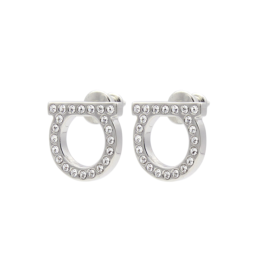 페라가모 간치니 크리스탈 여성 귀걸이 76 0122 002 0696574