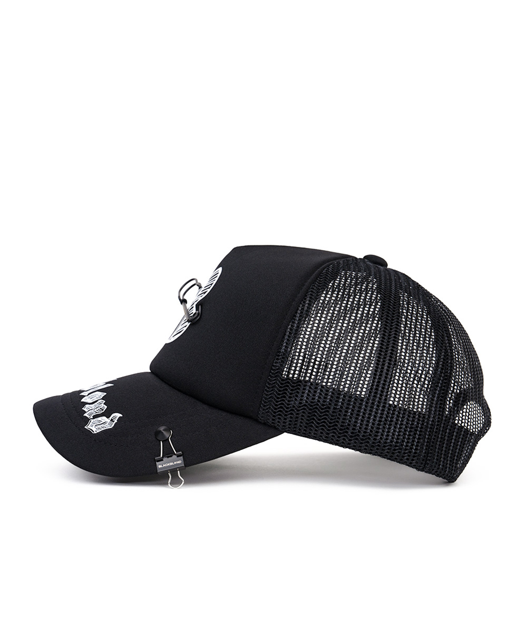 블랙블론드 BBD Sketch Logo Trucker Mesh Cap (Black)