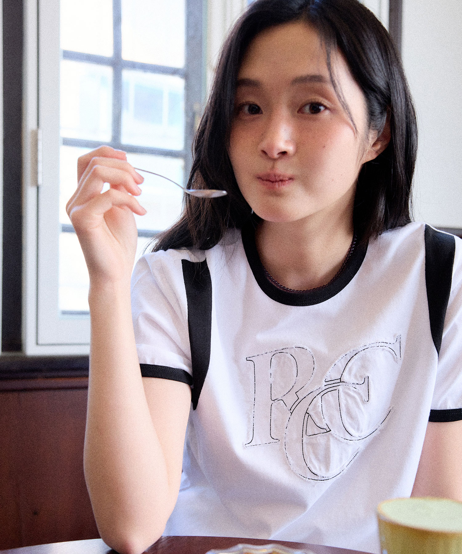 로씨로씨 RCC Patch Ringer T-shirt [WHITE]