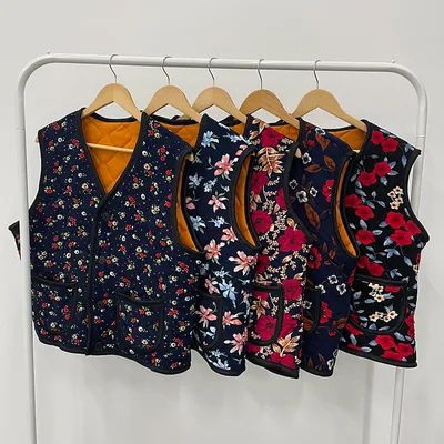 온더블리 💥단품가능/김장조끼+바지set💘촌캉스룩 레트로 누빔 패딩 조끼 바지 김장세트// (16st) 여자친구 남자친구 룩 그랜마 룩