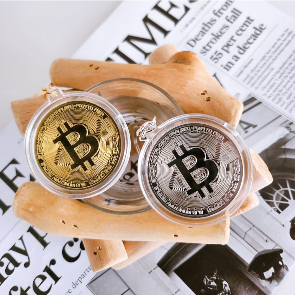 패션 바이 카카오 | 비트코인 고퀄리티 펜던트 키링 키홀더 선물 열쇠고리 1+1 SET