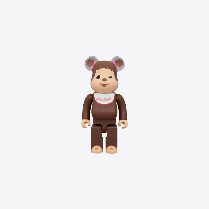 베어브릭 x 몬치치 짱 피규어 400% (브라운)