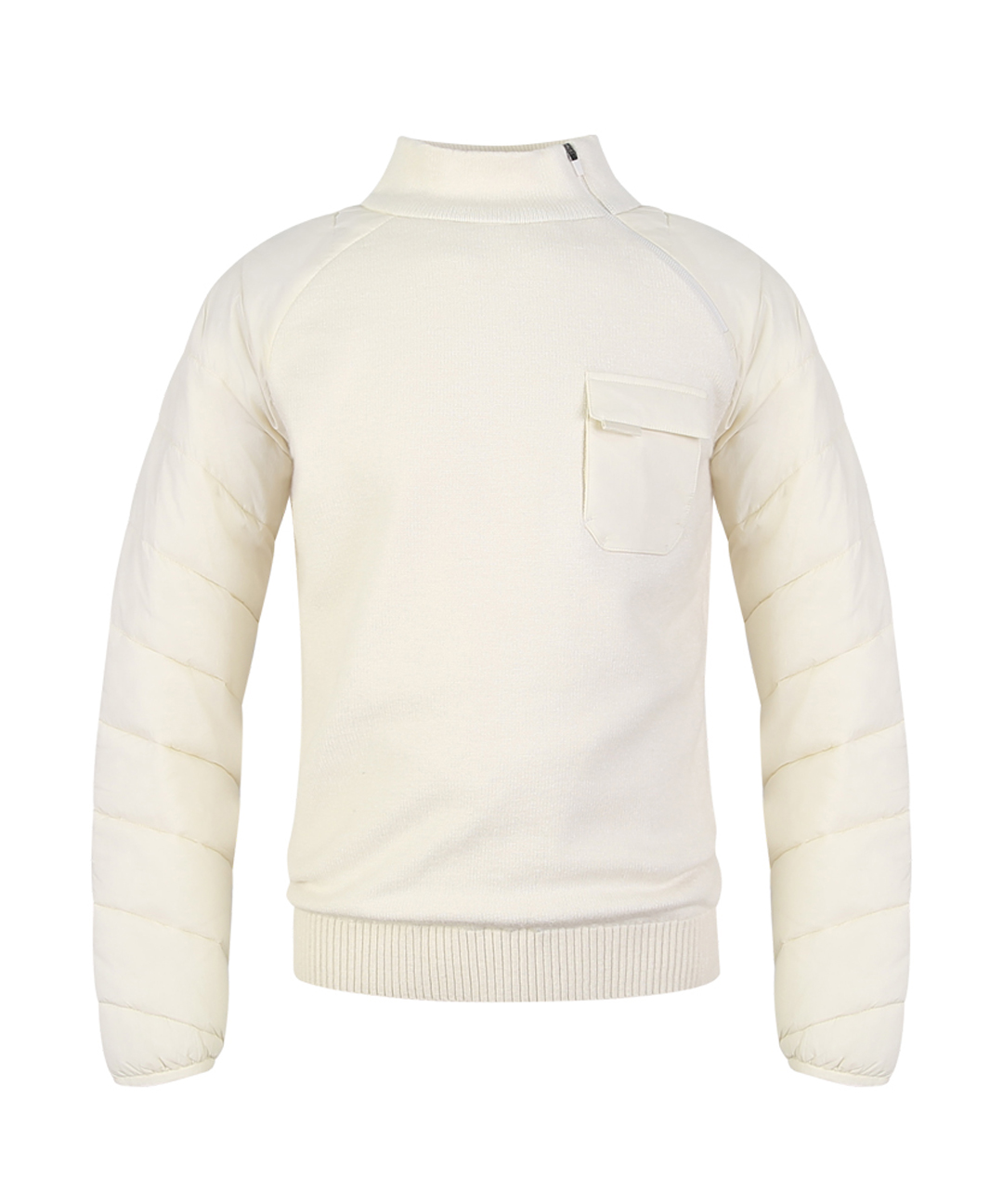 SNP 골프 남성 시티라운지 하이브리드 패딩 니트