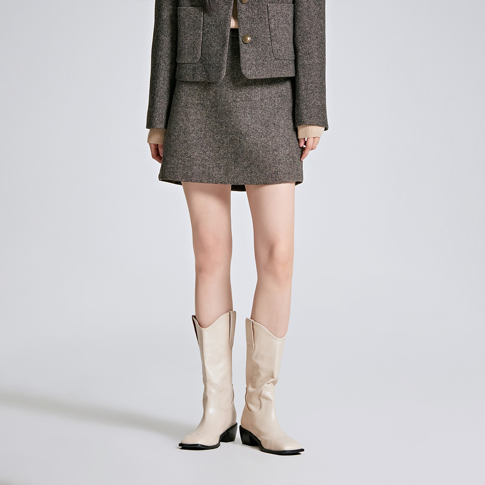 [스파오] [데일리지] 울라이크 미니 스커트 (SPWHC4TW01-T)